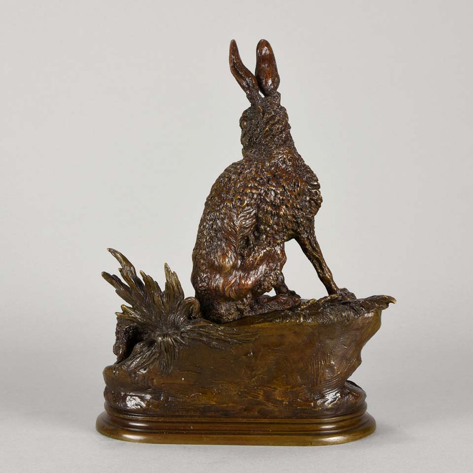 Moigniez Hares Animalier Bronze 