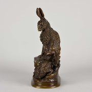 Moigniez Hares Animalier Bronze 