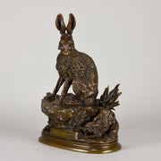 Moigniez Hares Animalier Bronze 