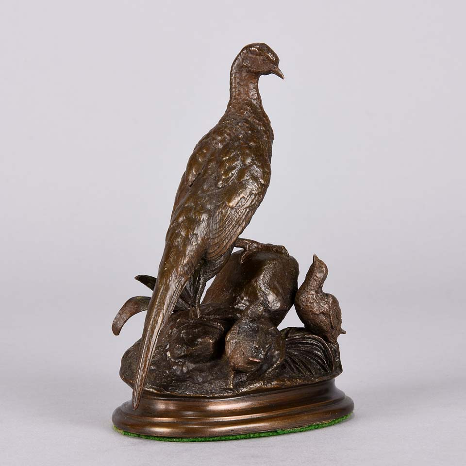 Moigniez Game Bird Animalier Bronze