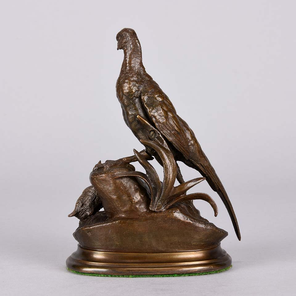 Moigniez Game Bird Animalier Bronze