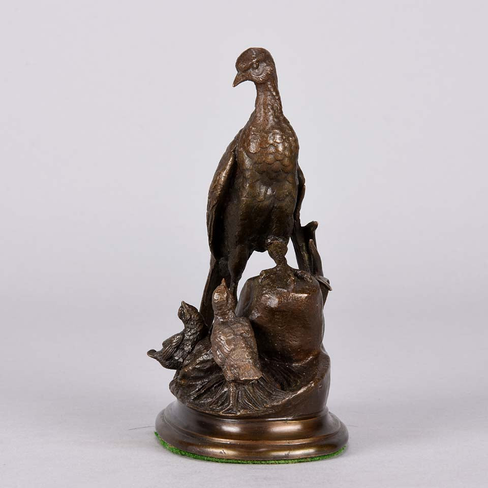 Moigniez Game Bird Animalier Bronze