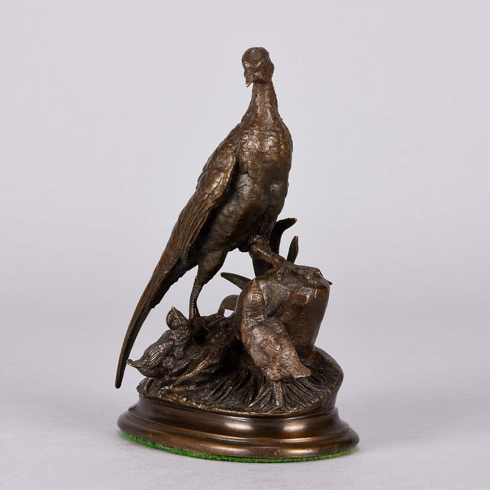 Moigniez Game Bird Animalier Bronze