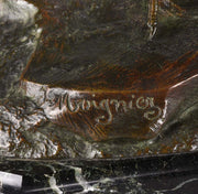 Moigniez Pheasant & Weasel - Animalier Bronze - Hickmet Fine Arts