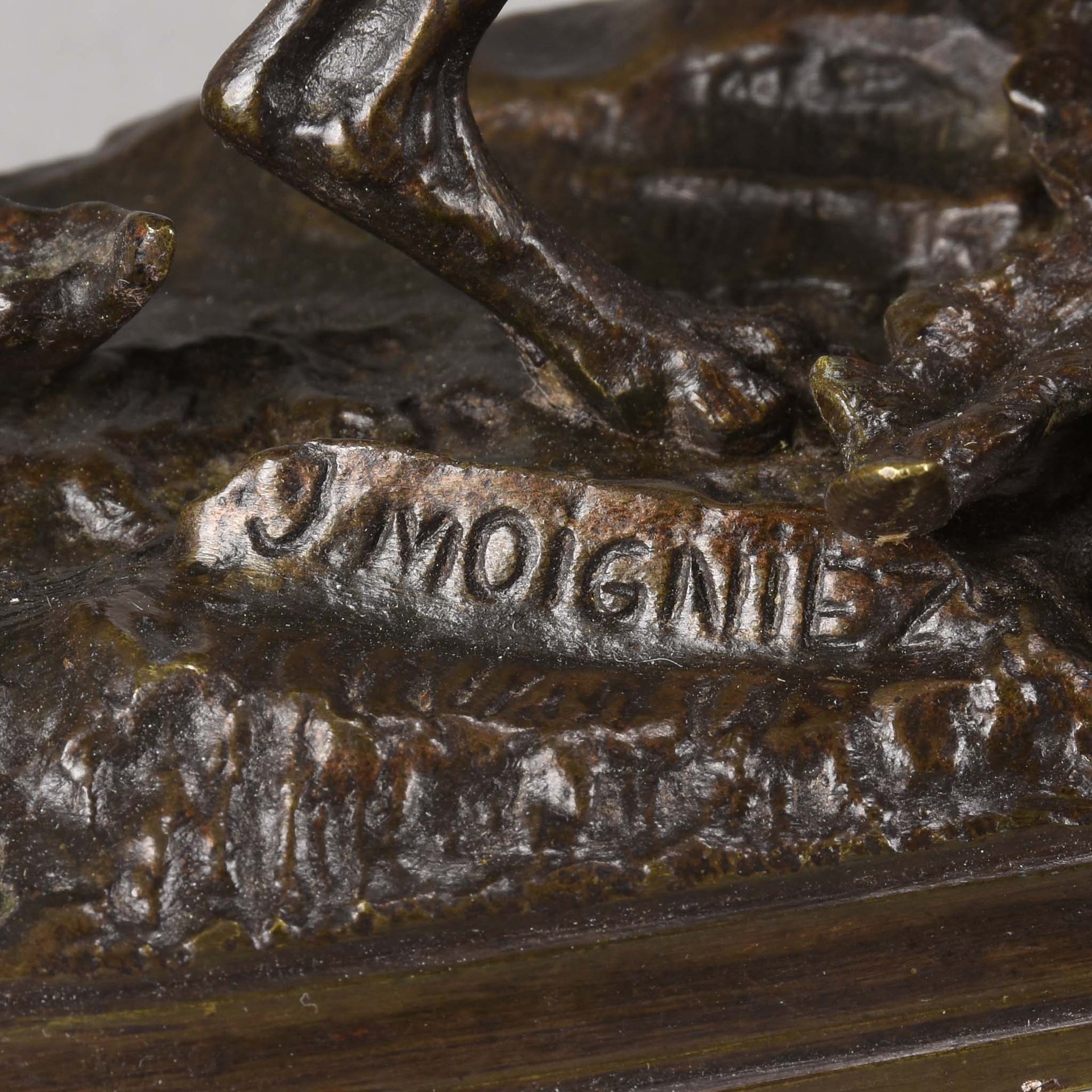 Moigniez bronze pointer