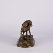 Setter & Rabbit  - Jules Moigniez Bronze - Hickmet Fine Arts