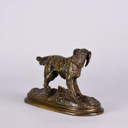 Setter & Rabbit  - Jules Moigniez Bronze - Hickmet Fine Arts