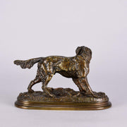 Setter & Rabbit  - Jules Moigniez Bronze - Hickmet Fine Arts