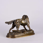 Setter & Rabbit  - Jules Moigniez Bronze - Hickmet Fine Arts