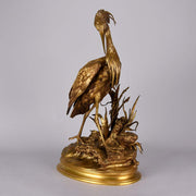 Animalier Bronze Moigniez Heron 
