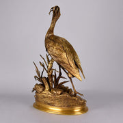 Animalier Bronze Moigniez Heron 