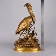 Animalier Bronze Moigniez Heron 