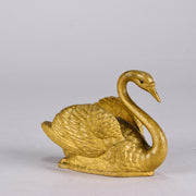 Anton Klein Bronze Swan - Hickmet Fine Arts 