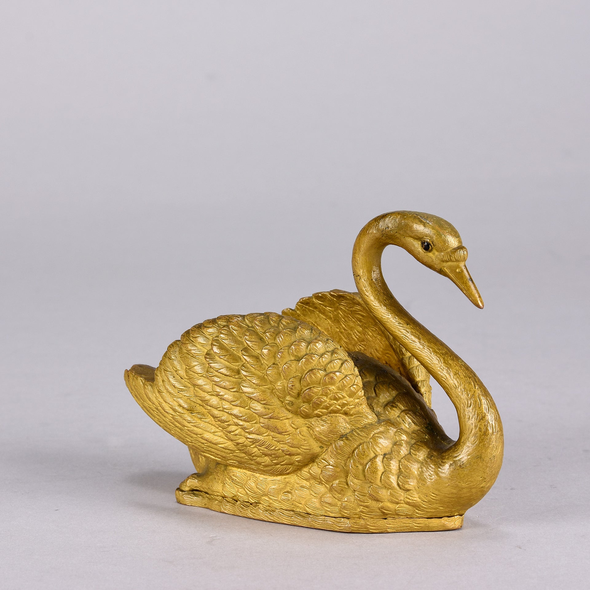 Anton Klein Bronze Swan - Hickmet Fine Arts 