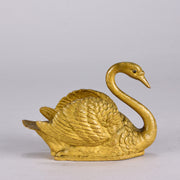Anton Klein Bronze Swan - Hickmet Fine Arts 