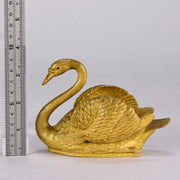 Anton Klein Bronze Swan - Hickmet Fine Arts 