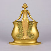 Charles Korschann Bronze - Art Nouveau Vase - Hickmet Fine Arts