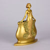 Charles Korschann Bronze - Art Nouveau Vase - Hickmet Fine Arts