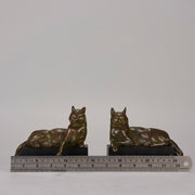 Riche bronze cats - Art Deco sculptures for sale - Dec0 Bronze - Hickmet Fine Arts