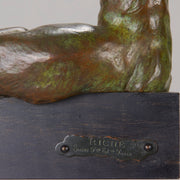 Riche bronze cats - Art Deco sculptures for sale - Dec0 Bronze - Hickmet Fine Arts