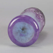 La Verre Francais Draperie Vase