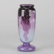 La Verre Francais Draperie Vase