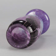 La Verre Francais Draperie Vase