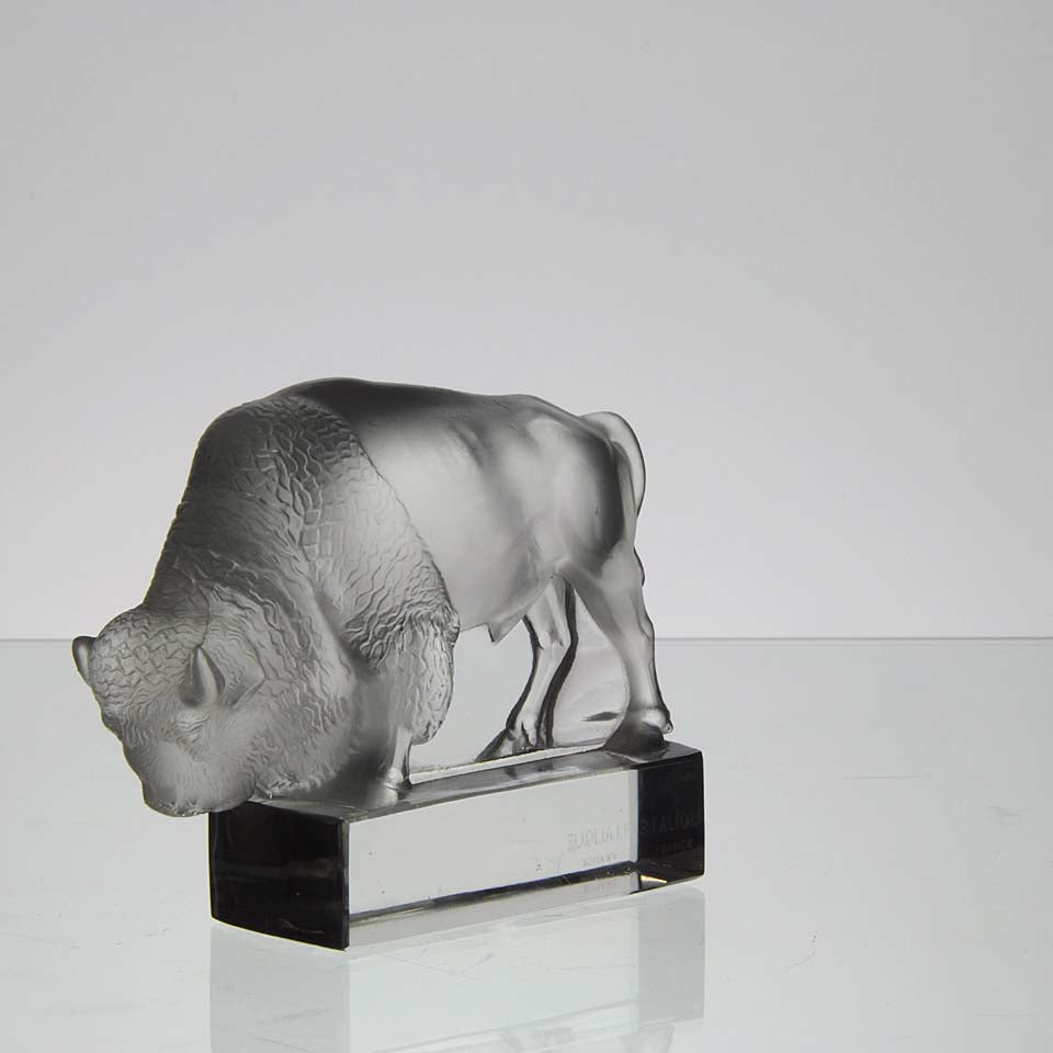 René Lalique "Bison" Paperweight