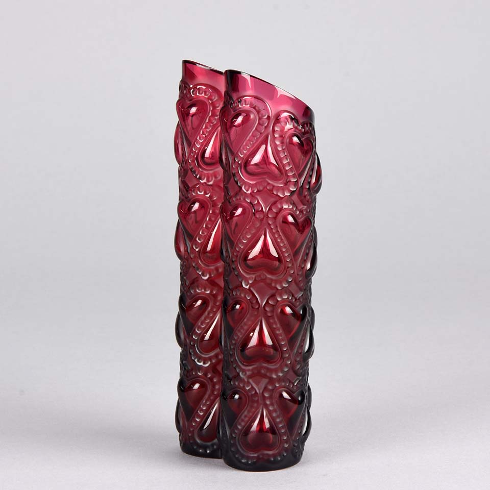 Love Hearts Vase by Lalique
