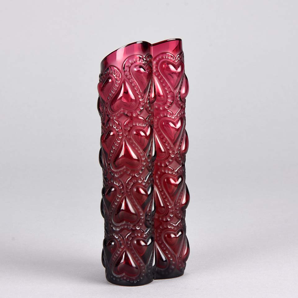Love Hearts Vase by Lalique