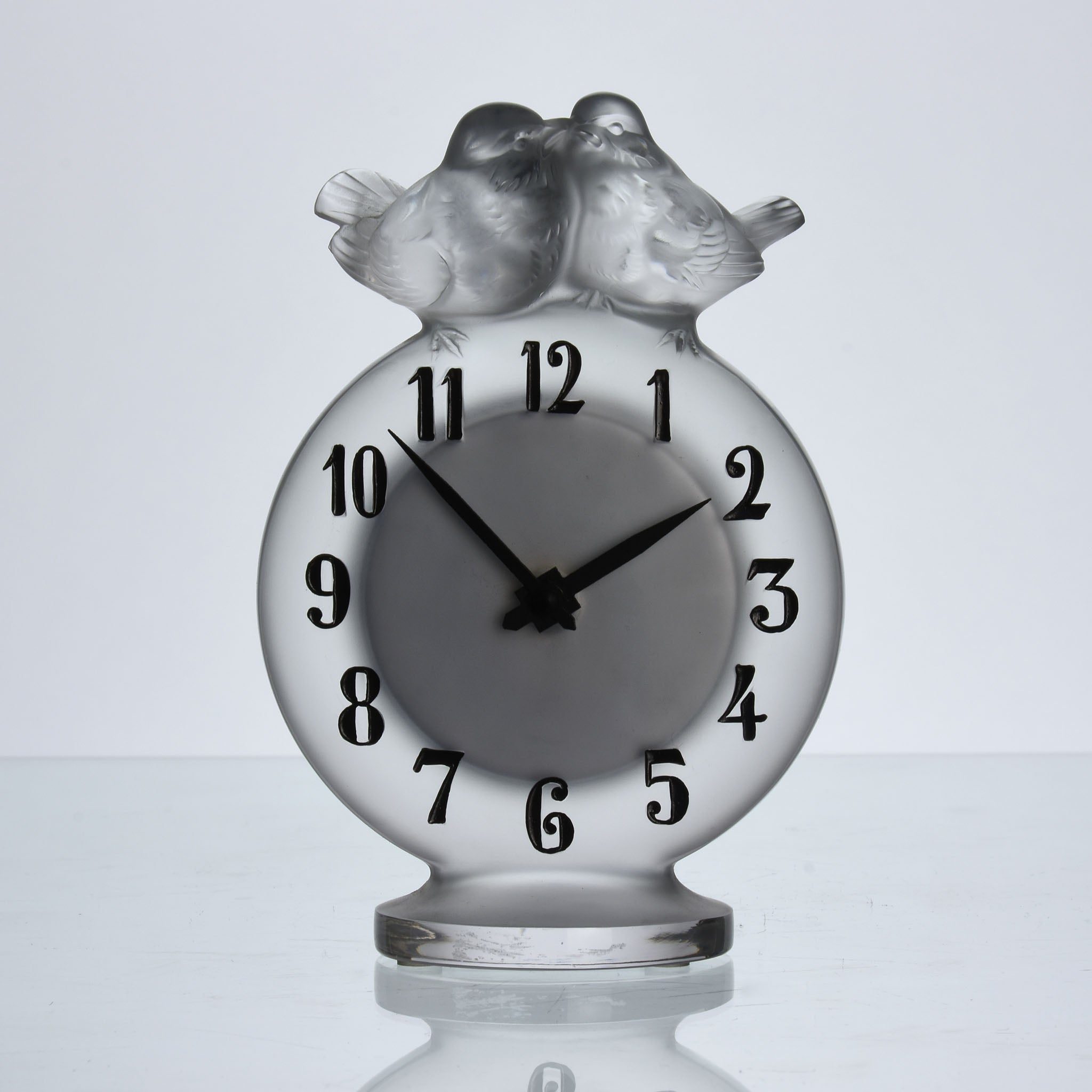 Lalique Antoinette Clock - Lalique for sale - Hickmet Fine Arts