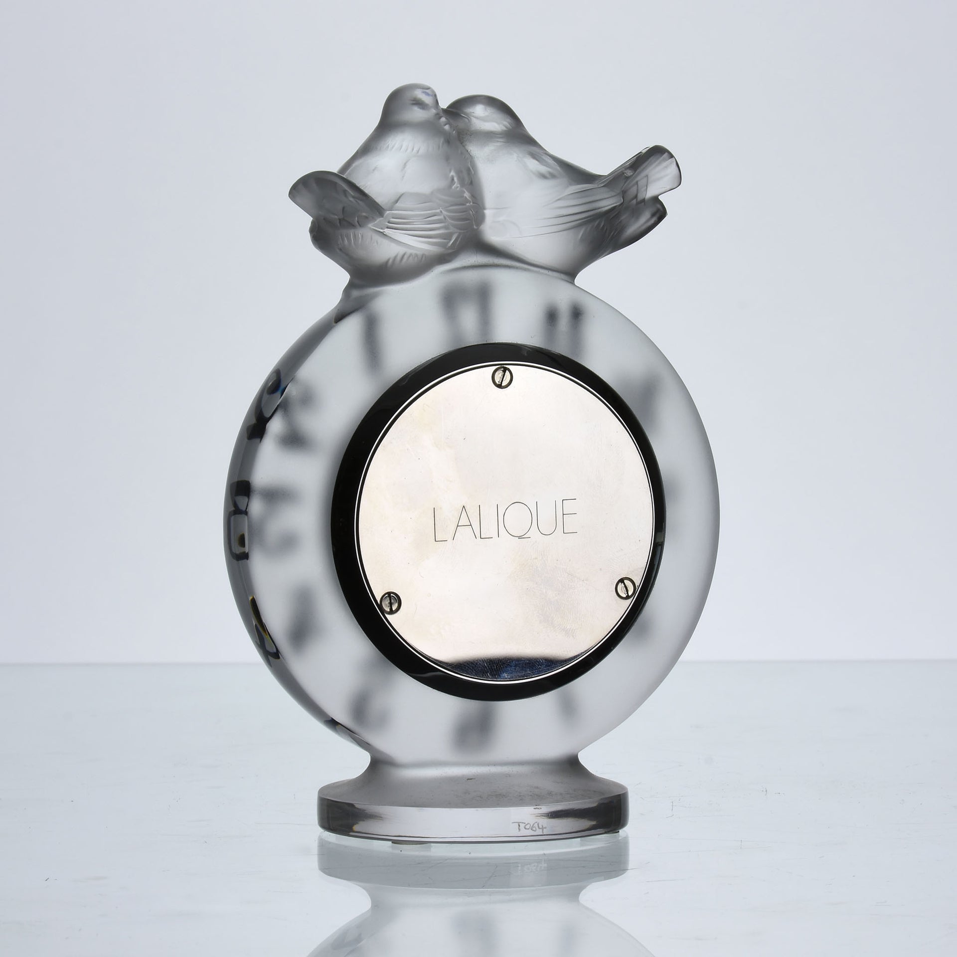 Lalique Antoinette Clock - Lalique Clock - Hickmet Fine Arts