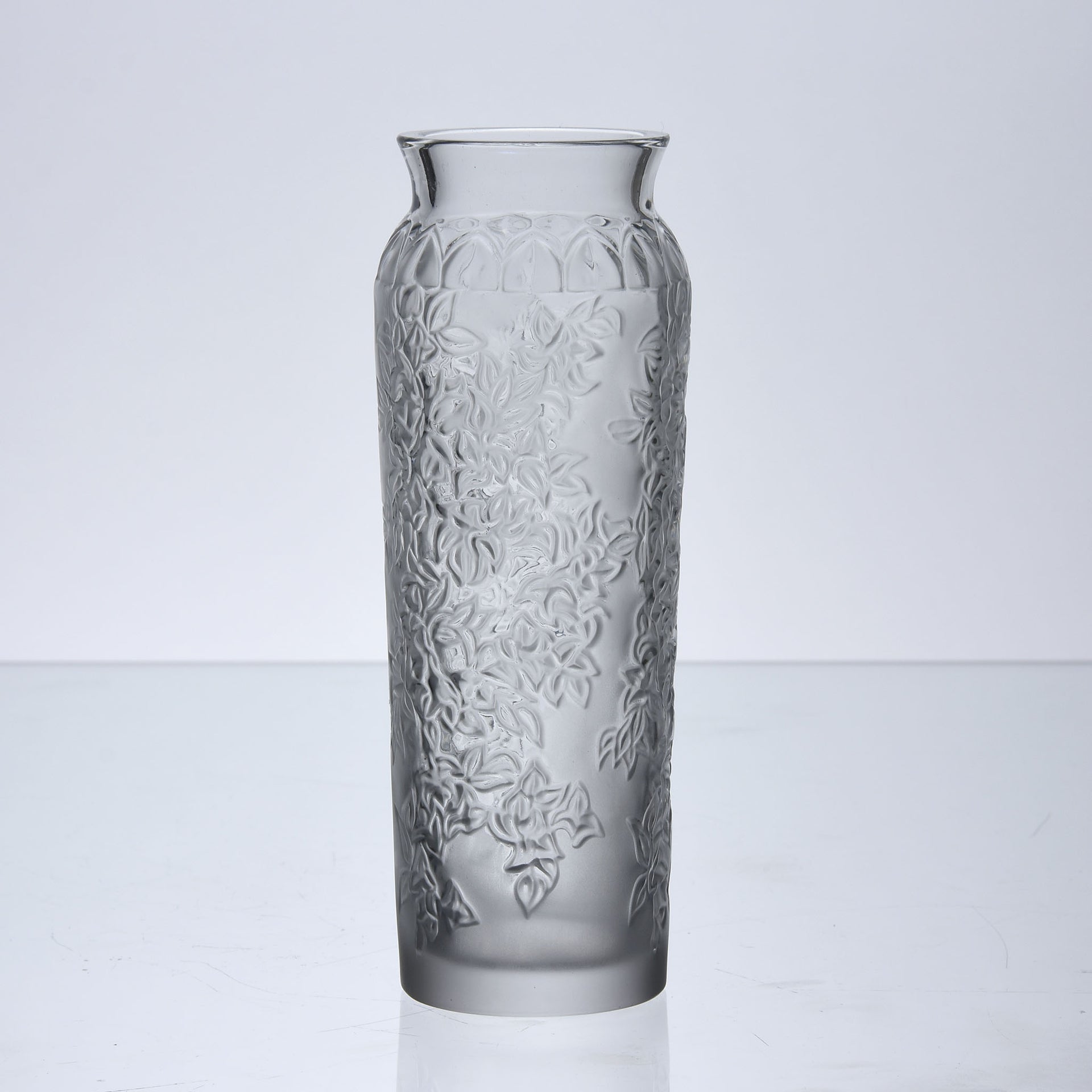 Lalique Bougainvillier Vase - Lalique Glass - Hickmet Fine Arts