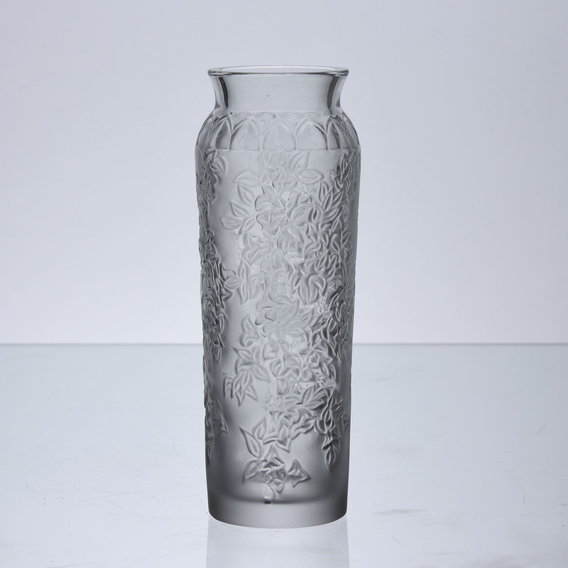 Lalique Bougainvillier Vase - Lalique Glass - Hickmet Fine Arts