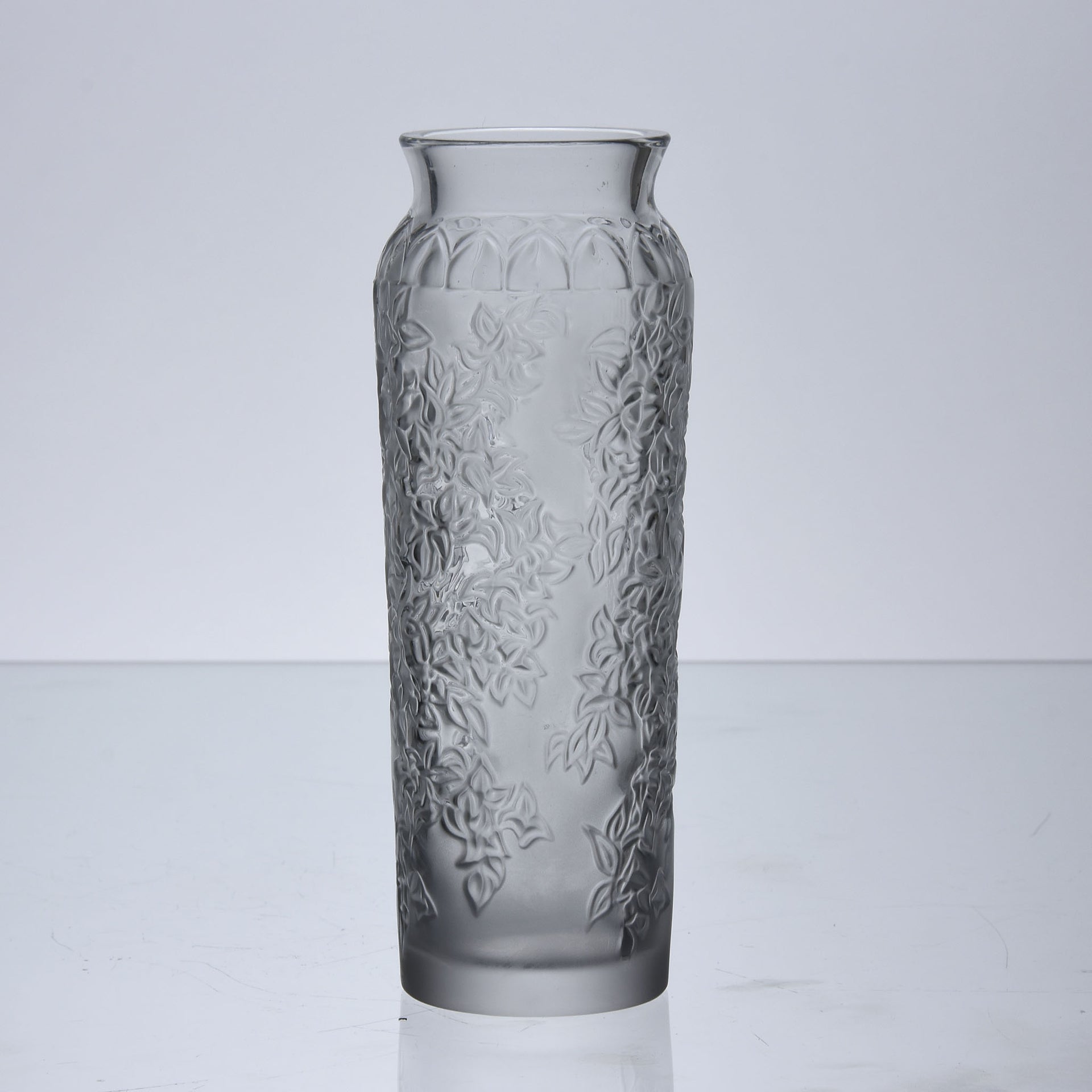Lalique Bougainvillier Vase - Lalique Glass - Hickmet Fine Arts