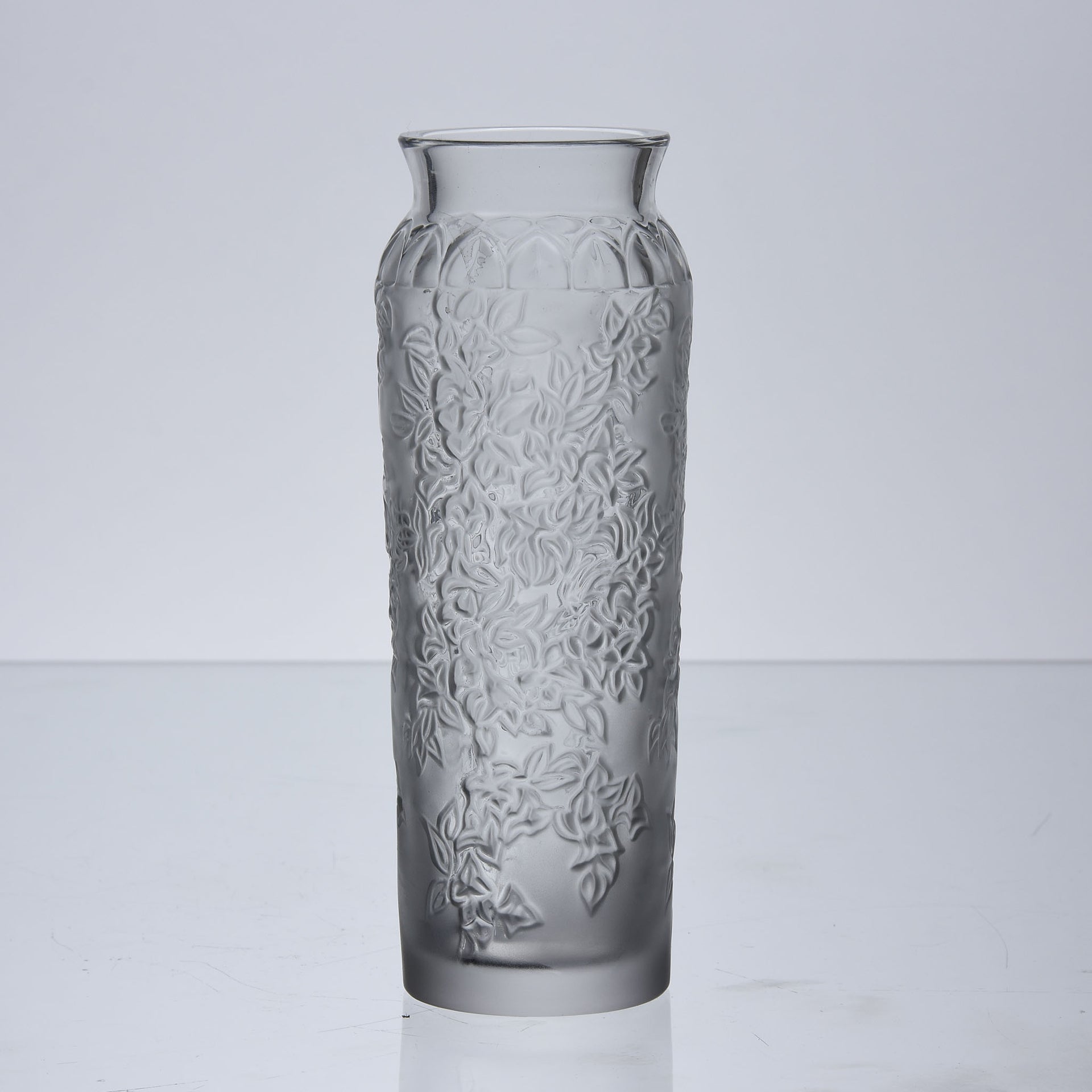 Lalique Bougainvillier Vase - Lalique Glass - Hickmet Fine Arts