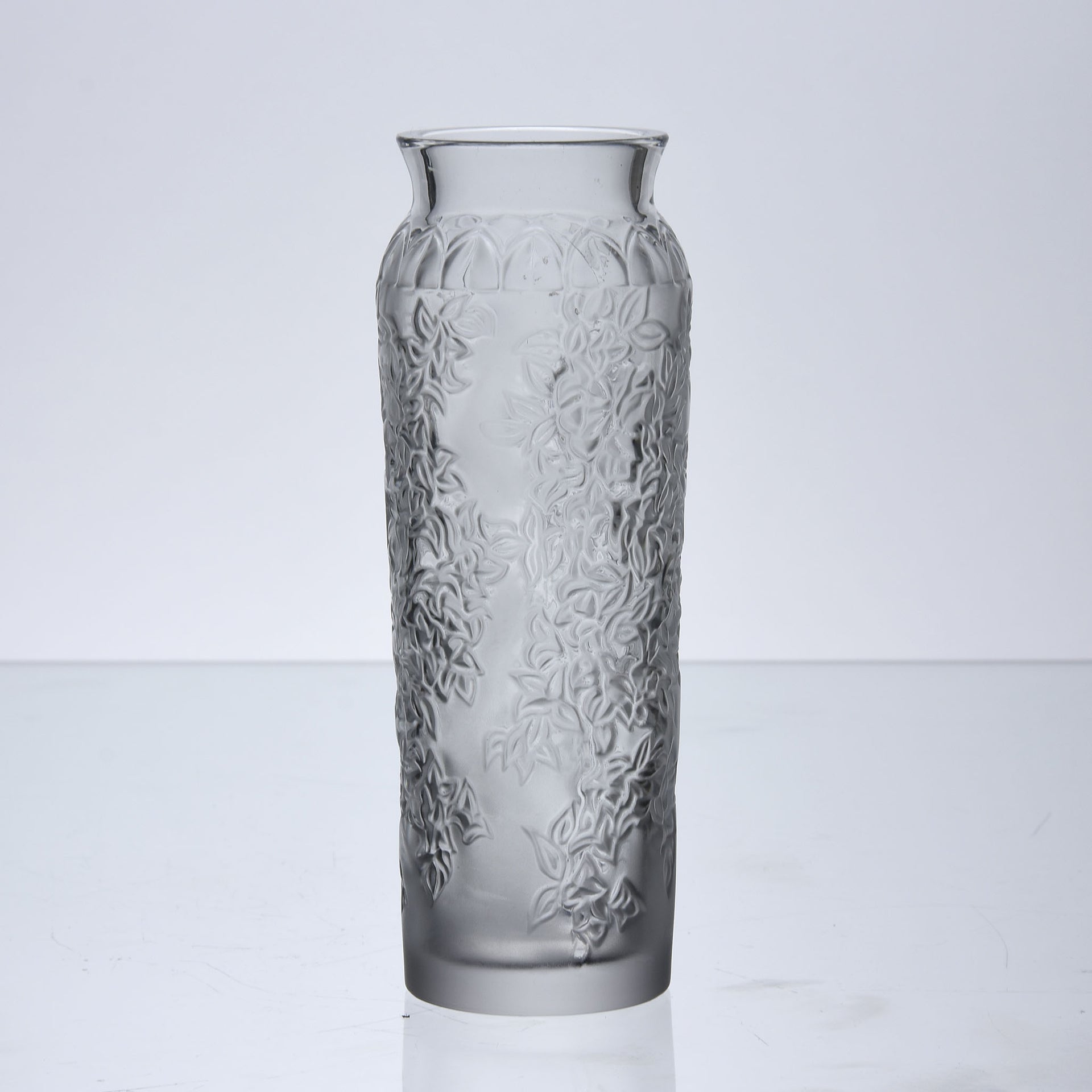 Lalique Bougainvillier Vase - Lalique Glass - Hickmet Fine Arts