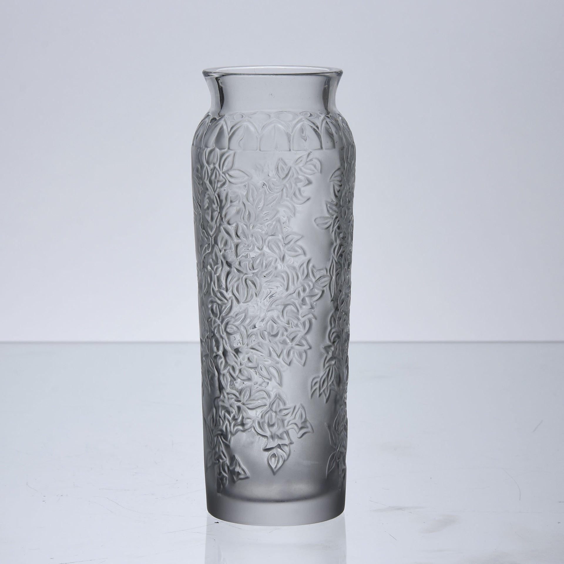 Lalique Bougainvillier Vase - Lalique Glass - Hickmet Fine Arts