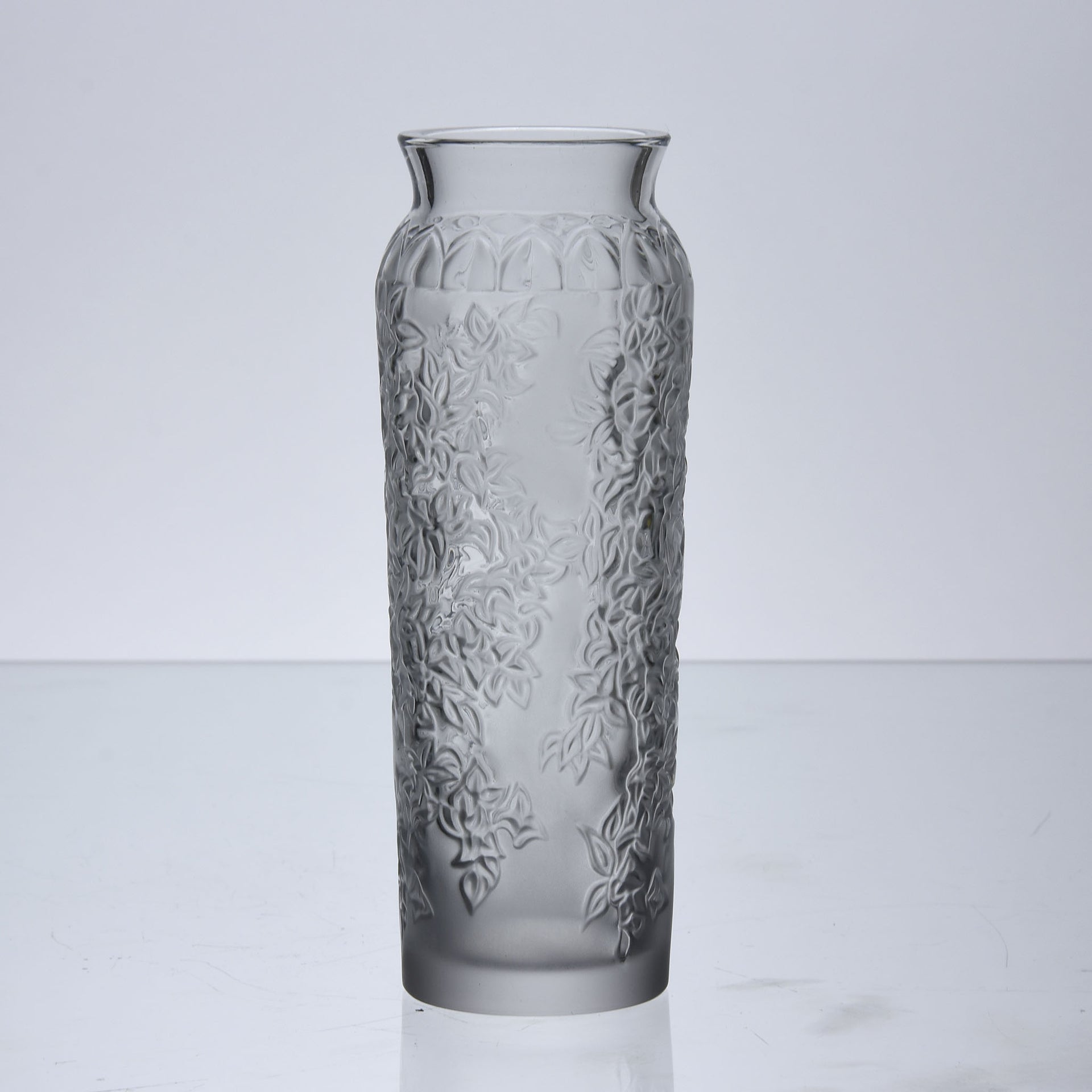 Lalique Bougainvillier Vase - Lalique Glass - Hickmet Fine Arts