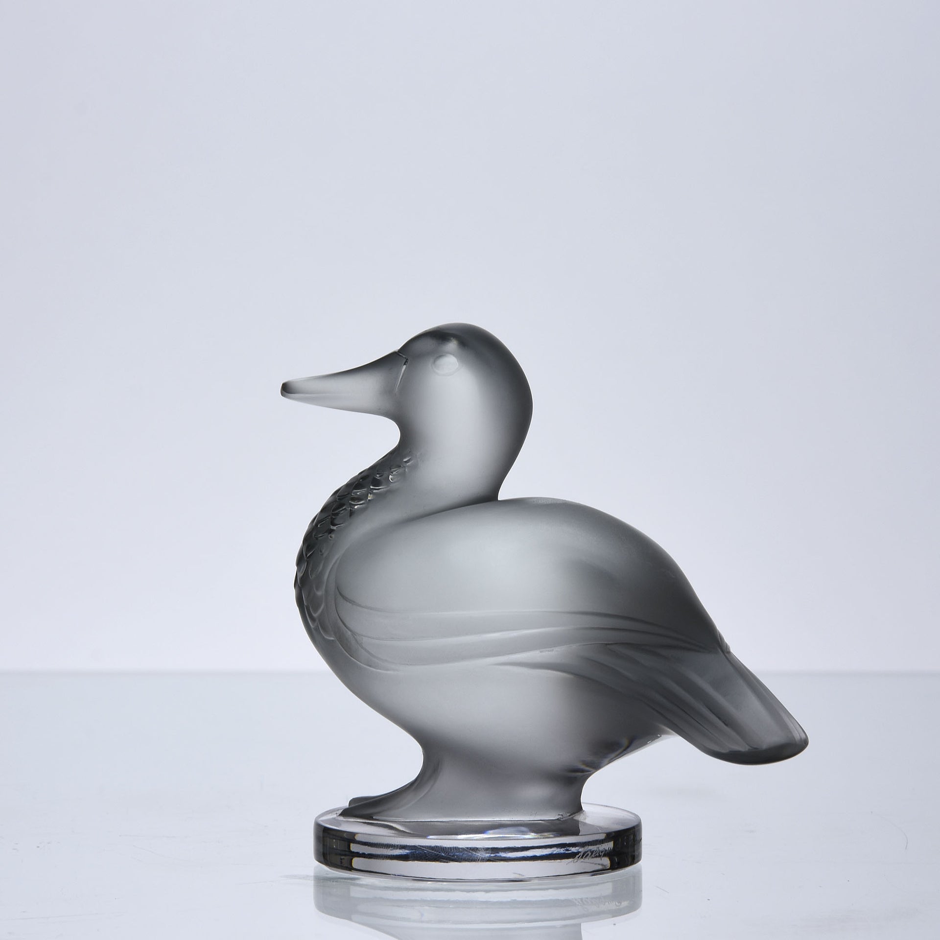 Lalique Duck - Canard Debout - Rene Lalique Glass -Hickmet Fine Arts - Lalique for sale