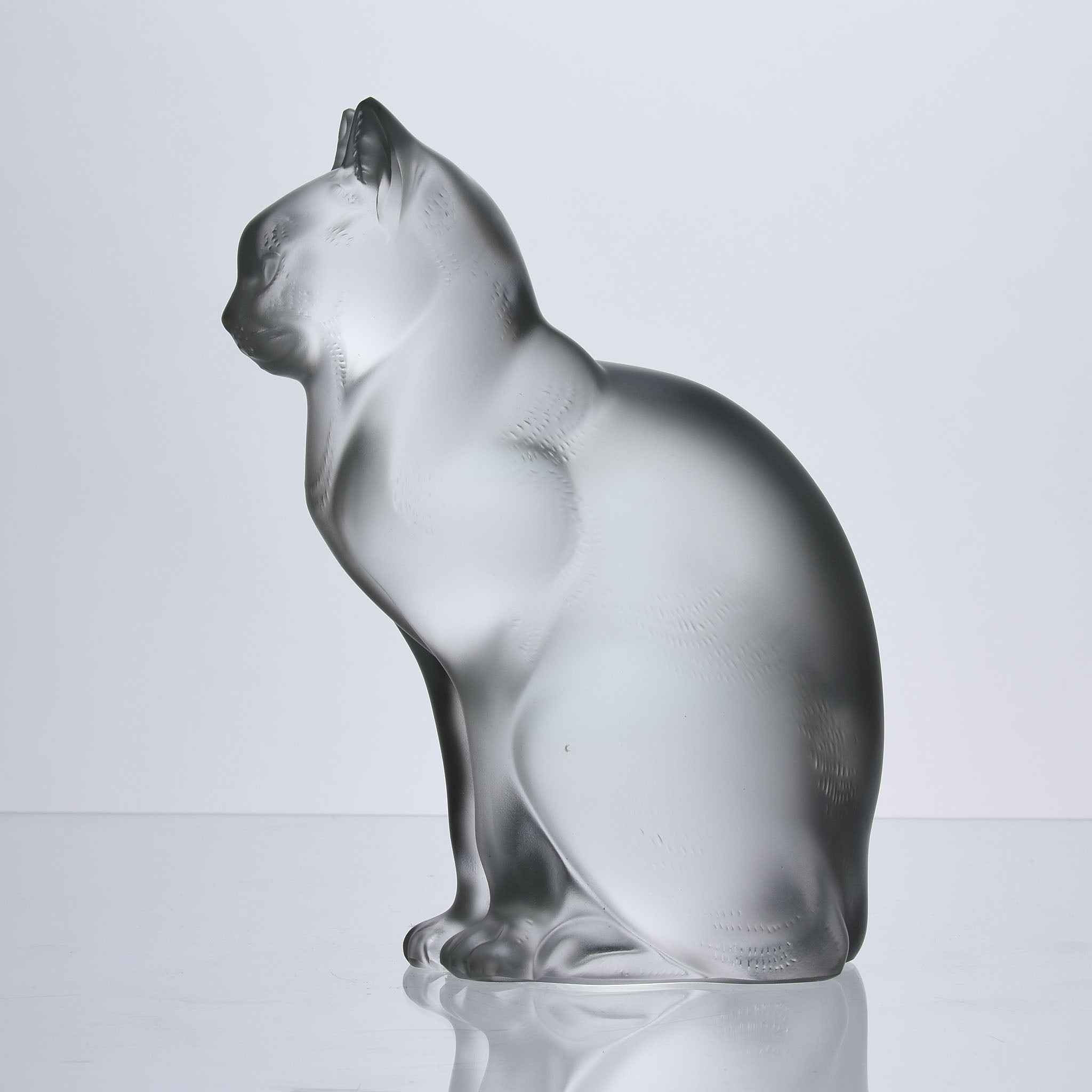 Chat Assis - Marc Lalique - Lalique for sale - Hickmet Fine Arts