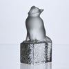 Lalique Cat - Chat en Attente - Hickmet Fine Arts
