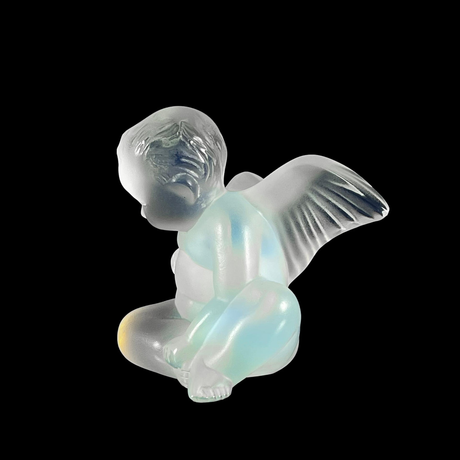 Lalique Cherub - Lalique Capriccioso Figure - Hickmet Fine Arts