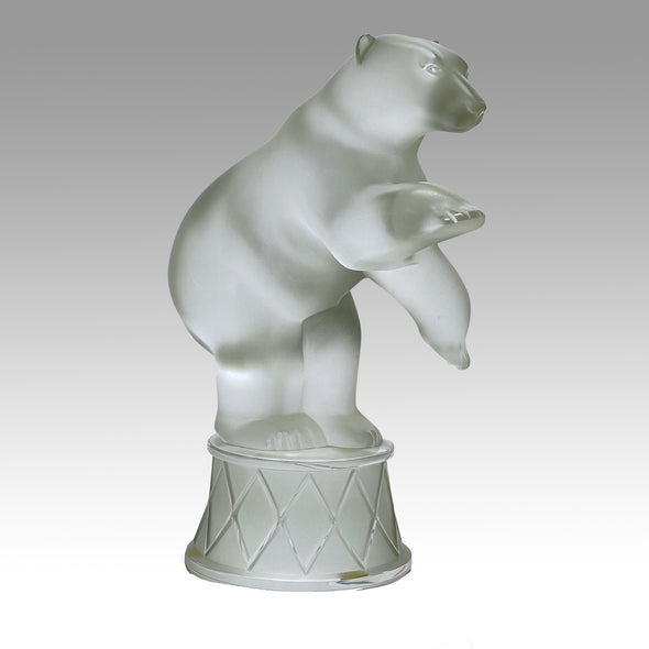 Marc Lalique Bear - Lalique Circus Bear - Hickmet Fine Arts