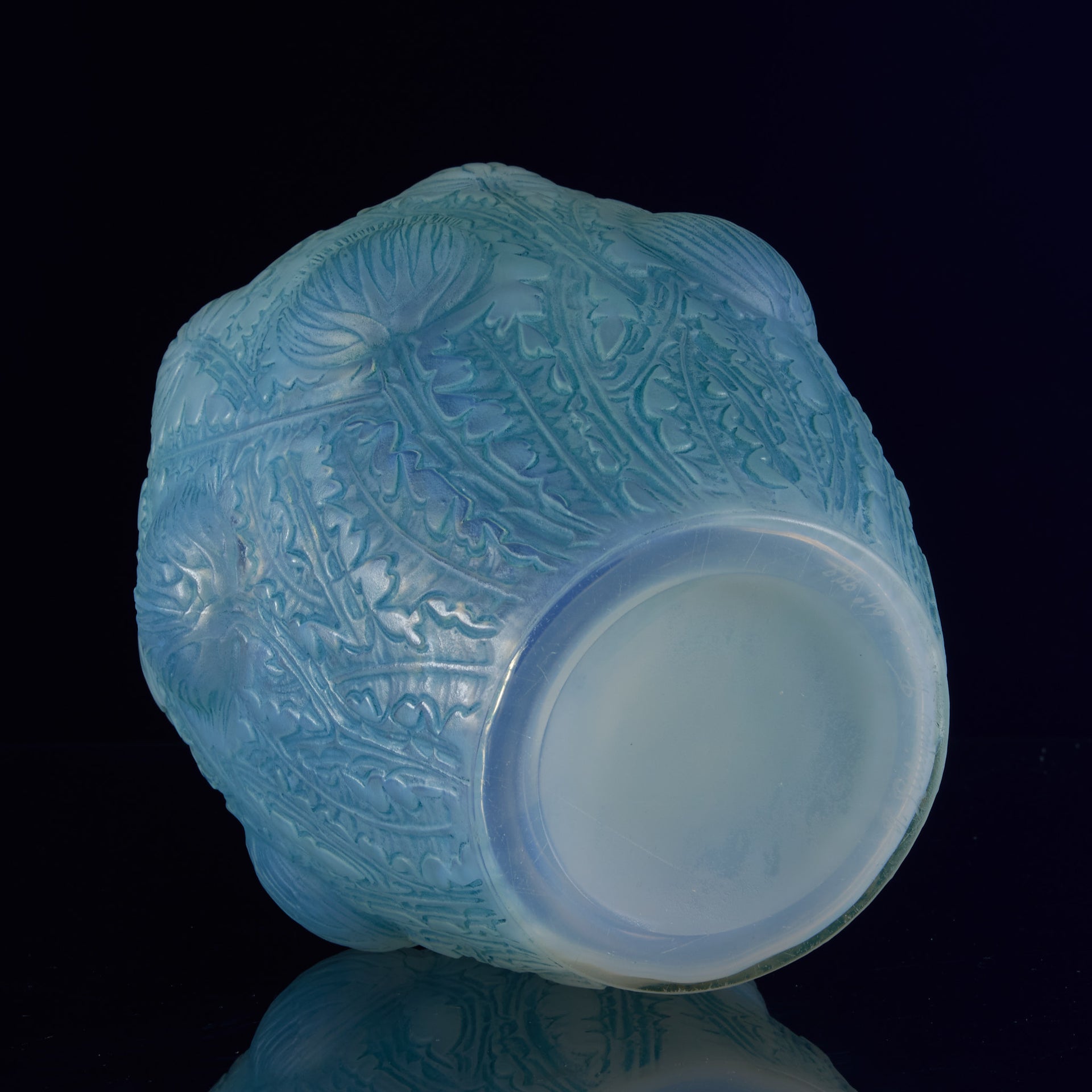 Art Deco Glass - Lalique Vase - Domrémy - Lalique for sale - Lalique Glass for sale - Rene Lalique Glass - Hickmet Fine Arts