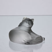 Lalique Glass Cat - Lalique Glass - Hickmet Fine Arts