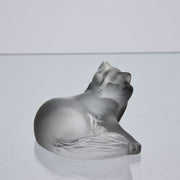 Lalique Glass Cat - Lalique Glass - Hickmet Fine Arts