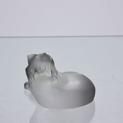 Lalique Glass Cat - Lalique Glass - Hickmet Fine Arts