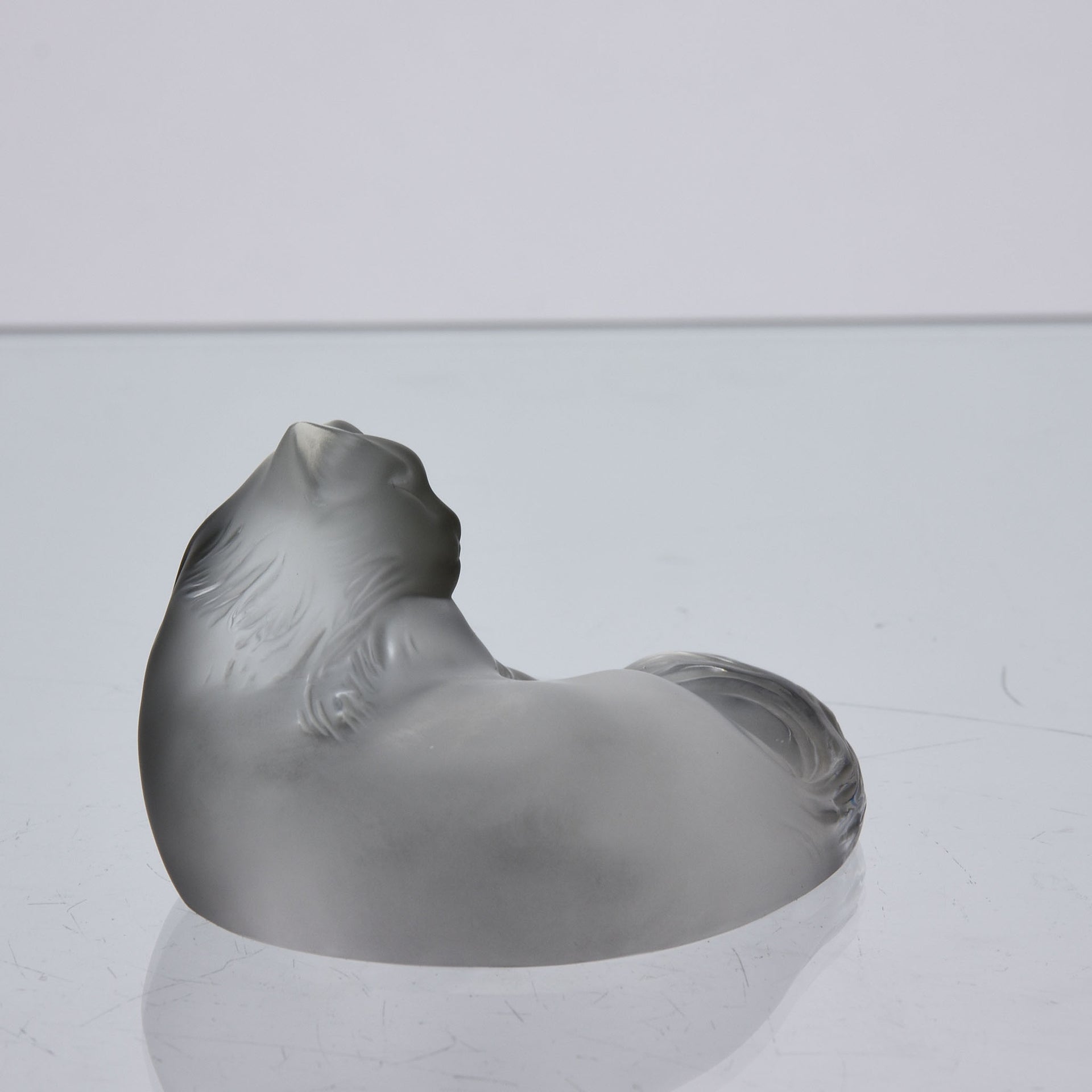 Lalique Glass Cat - Lalique Glass - Hickmet Fine Arts