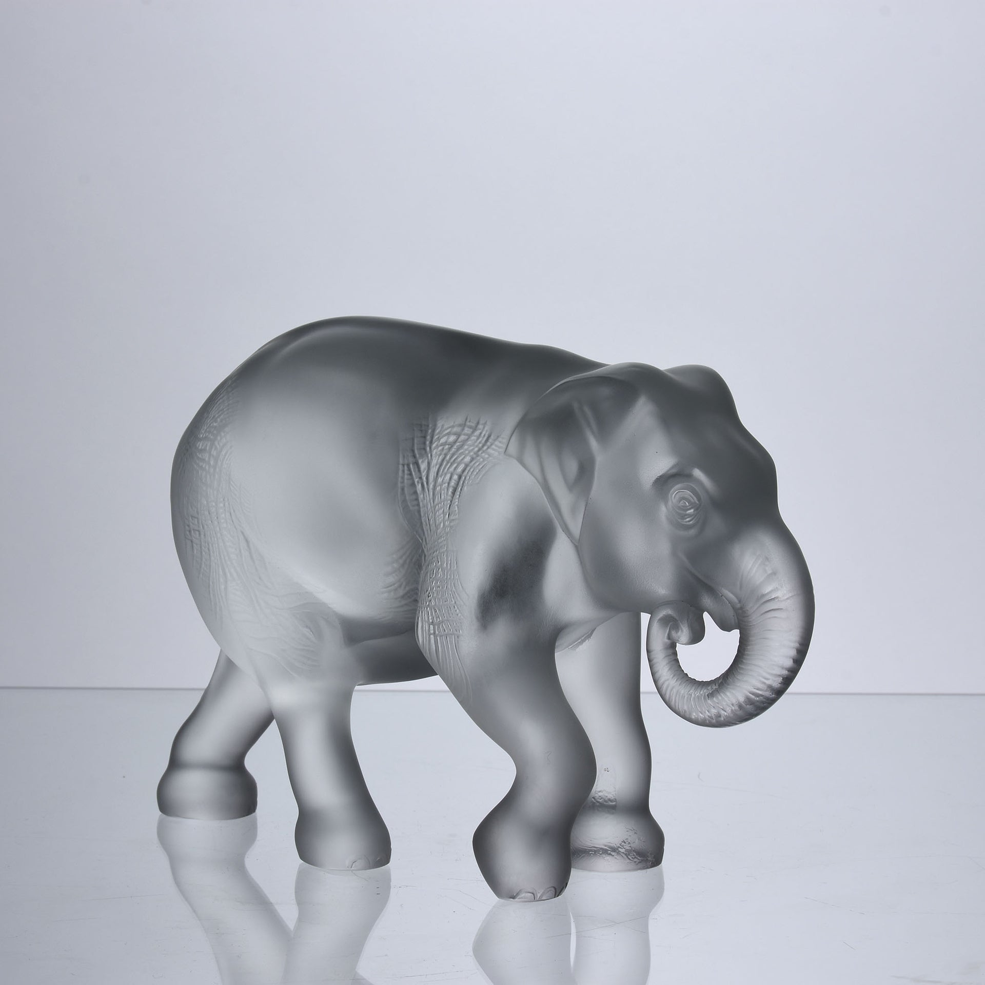 Lalique Java Elephant - Lalique Glass - Rene Lalique Glass - Hickmet Fine Arts